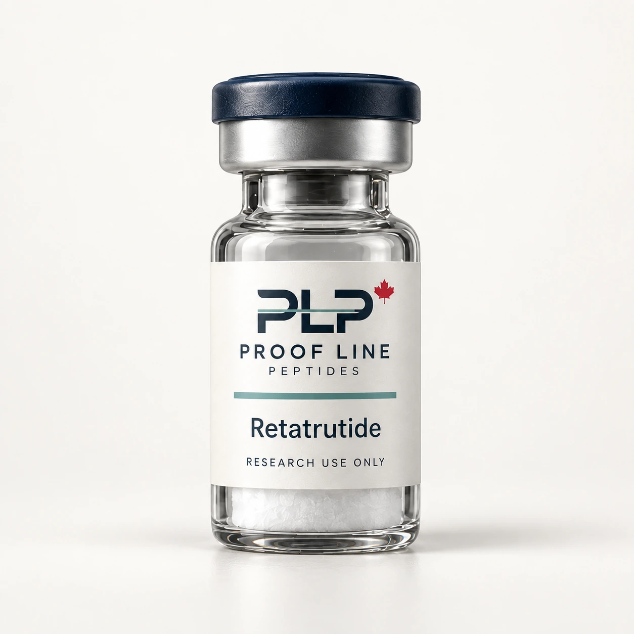 Retatrutide Proof Line Peptides vial render