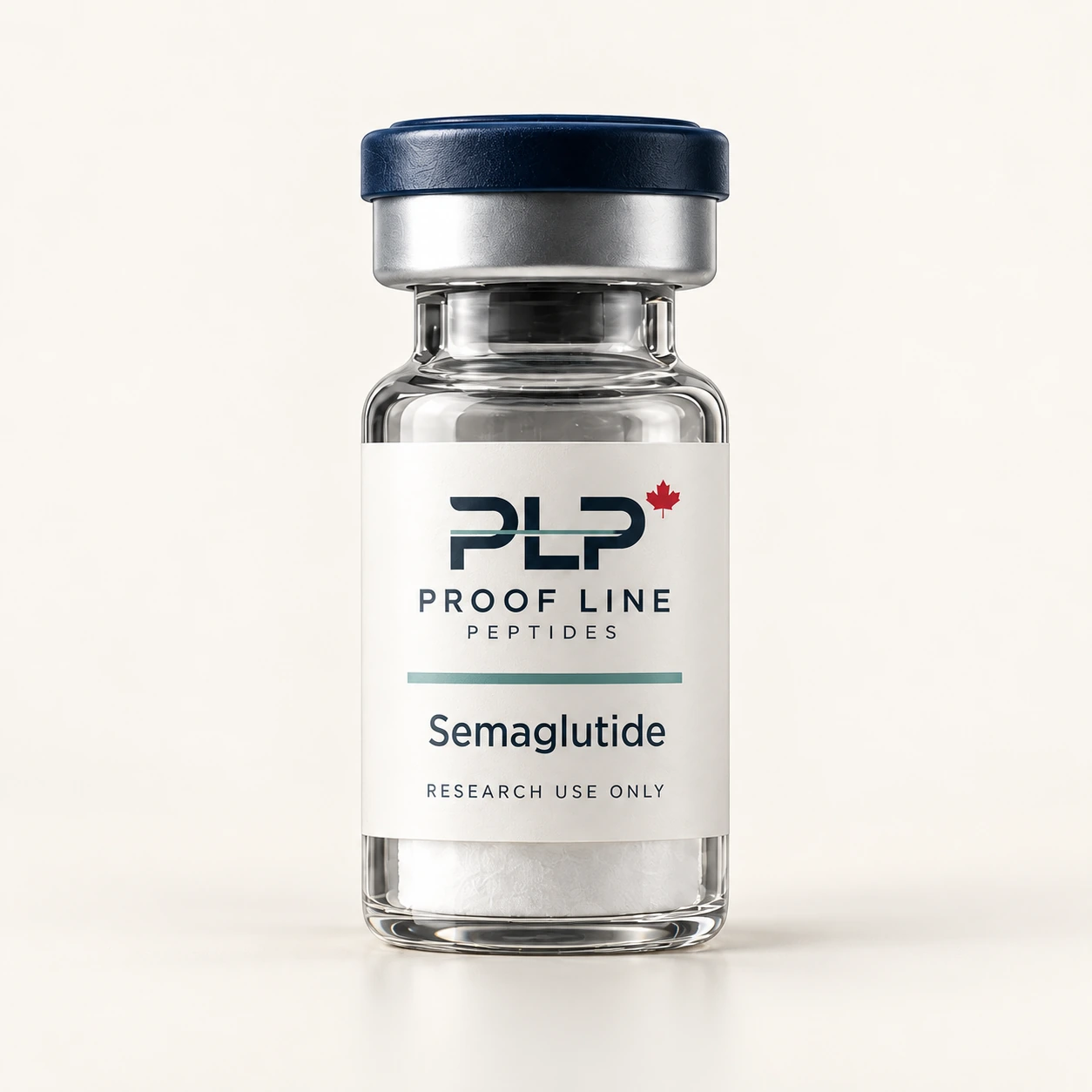 Semaglutide Proof Line Peptides vial render